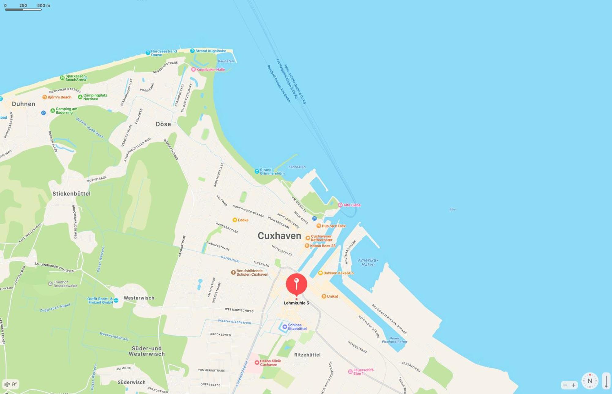 Kuestenliebe Cuxhaven 3 エクステリア 写真